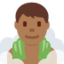 蒸房里的男人: 中等 深肤色 — Twitter