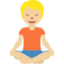 盘腿的人: 1f3fc — Twitter