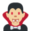 男吸血鬼: 中等 浅肤色 — Twitter