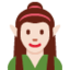 女小精灵: 较浅肤色 — Twitter