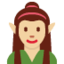 女小精灵: 中等 浅肤色 — Twitter